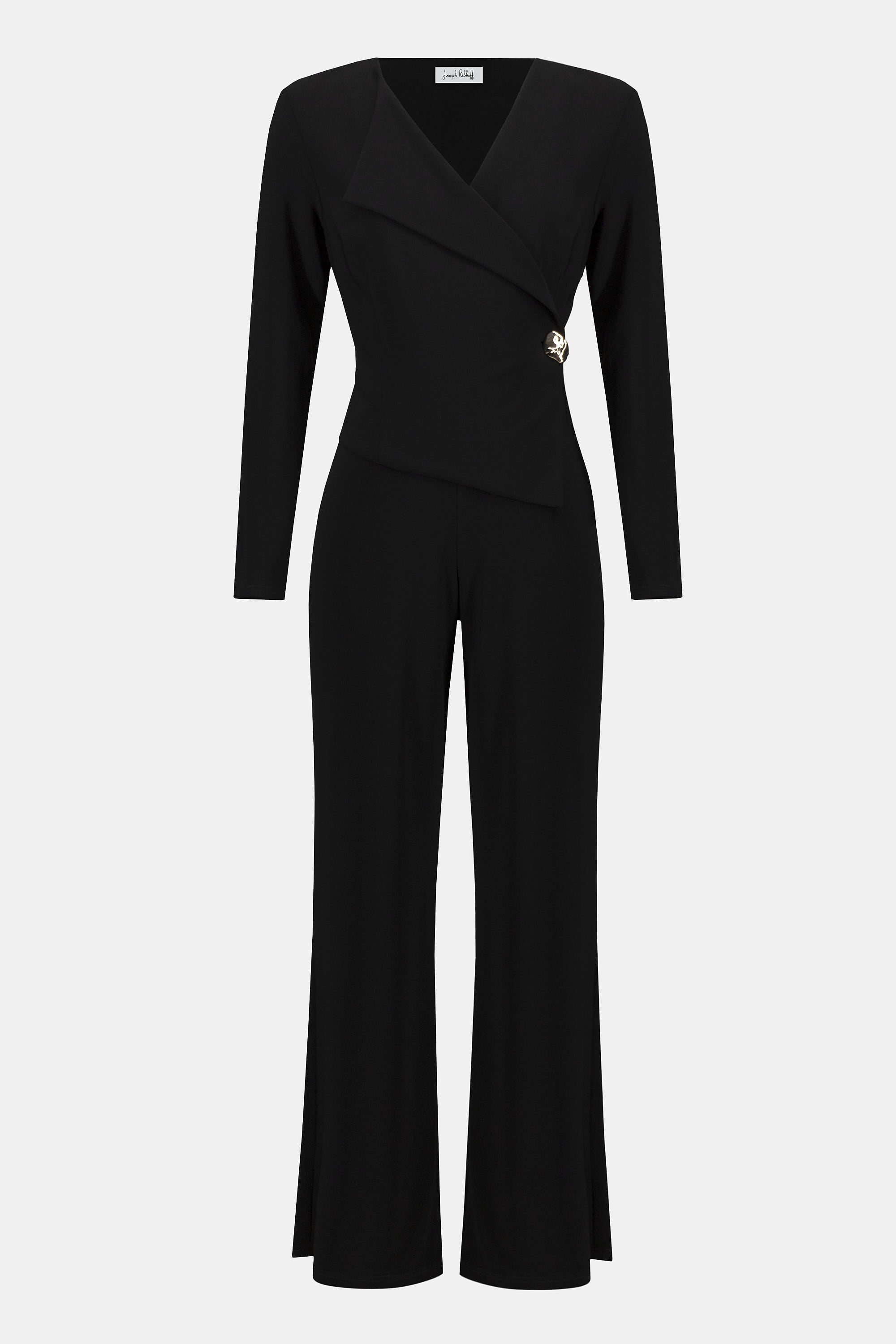 Joseph Ribkoff Wide Leg Jumpsuit 253046 - Black