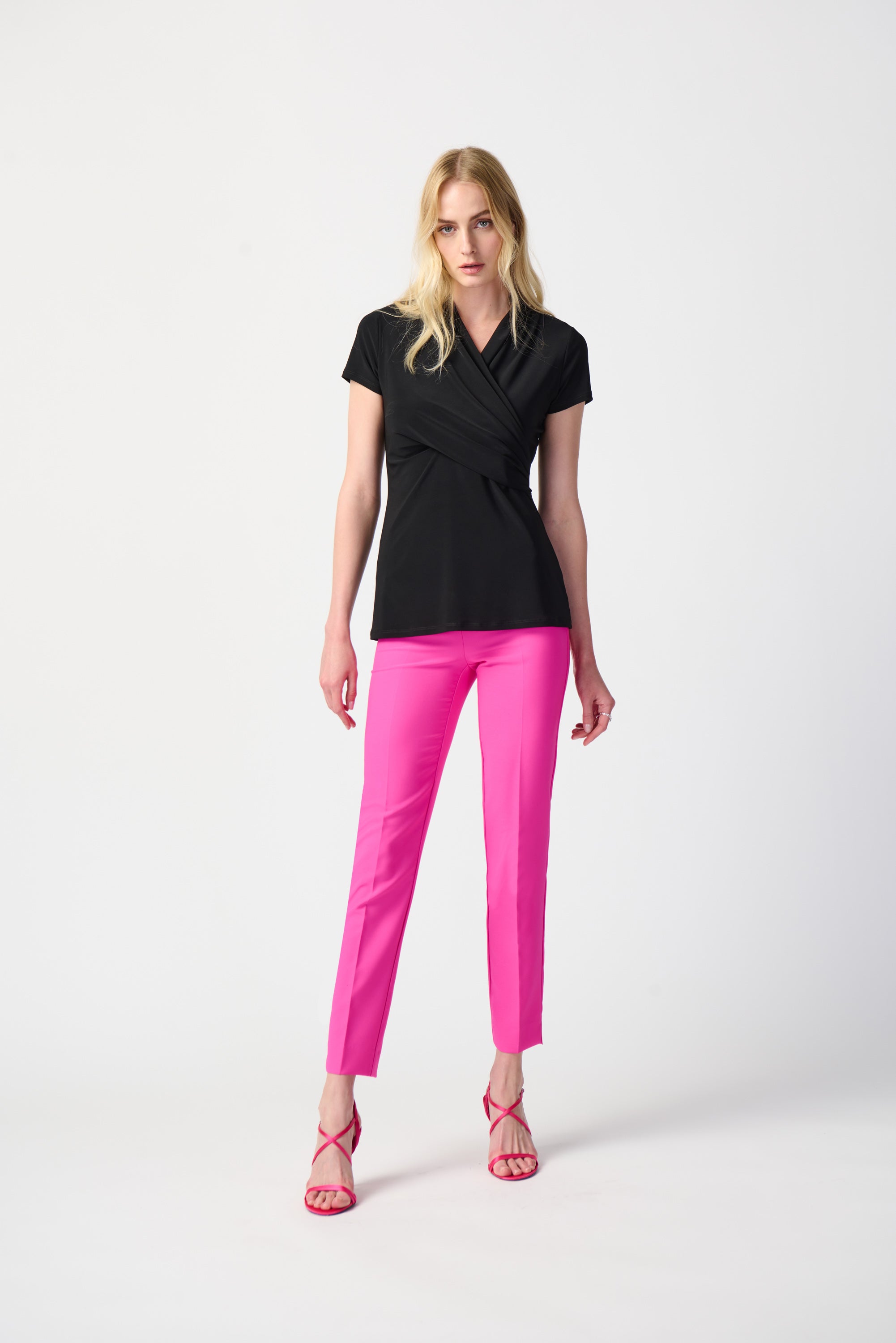 Joseph Ribkoff Wrap Fitted Top 241092- 2 Colours