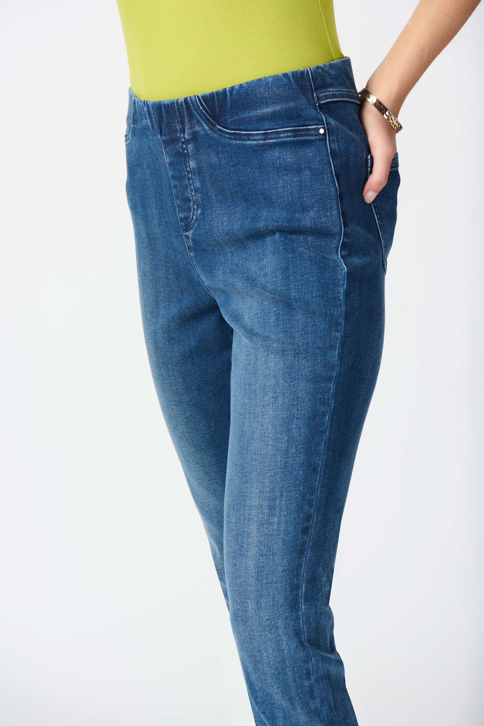 Joseph Ribkoff Slim Fit Pull-On Jeans Denim - 242924