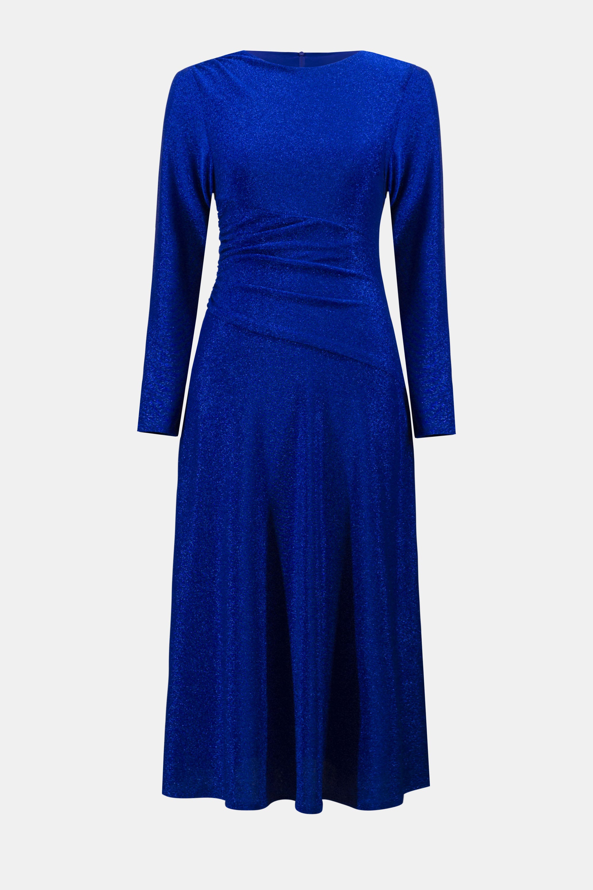 Joseph Ribkoff Sparkle Knit Fit & Flare Dress 254082 - Royal Sapphire
