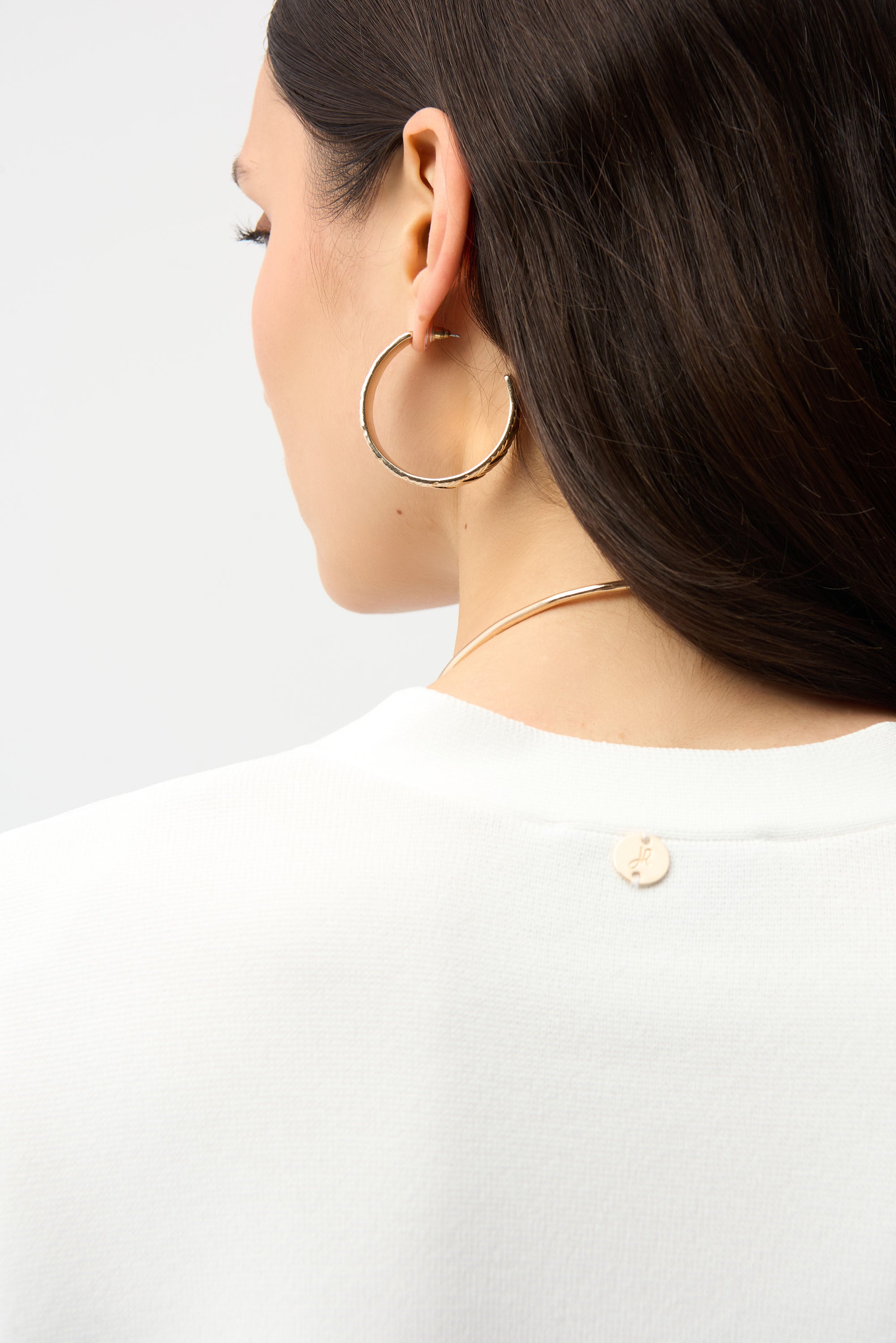 Joseph Ribkoff Gold Button Detail Cardigan 261918 - Vanilla