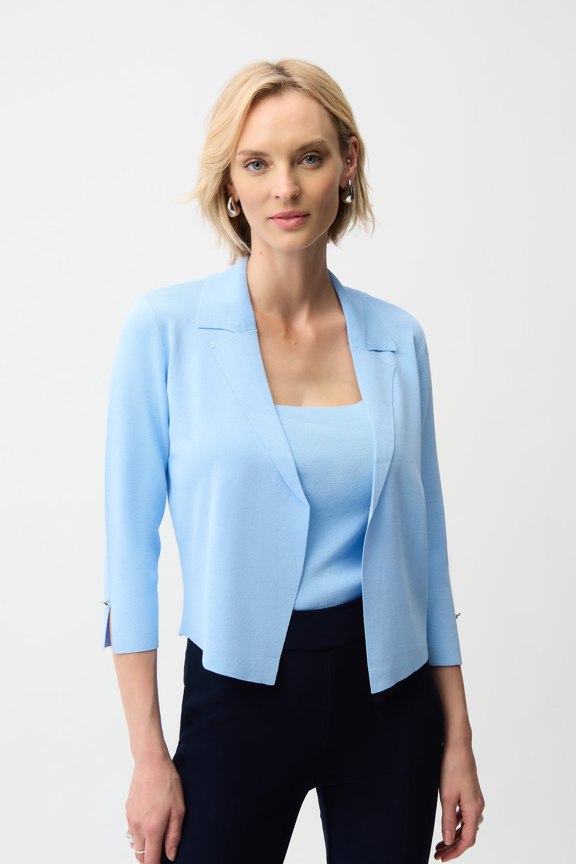 Joseph Ribkoff Open-Front Cardigan Sky Blue - 261920