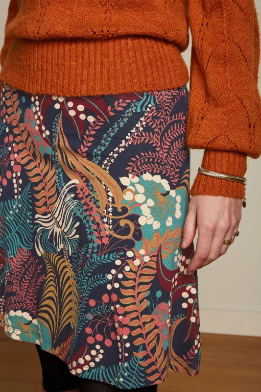 King Louie Border Skirt Nightingale - Blue