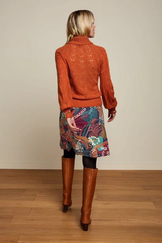 King Louie Border Skirt Nightingale - Blue