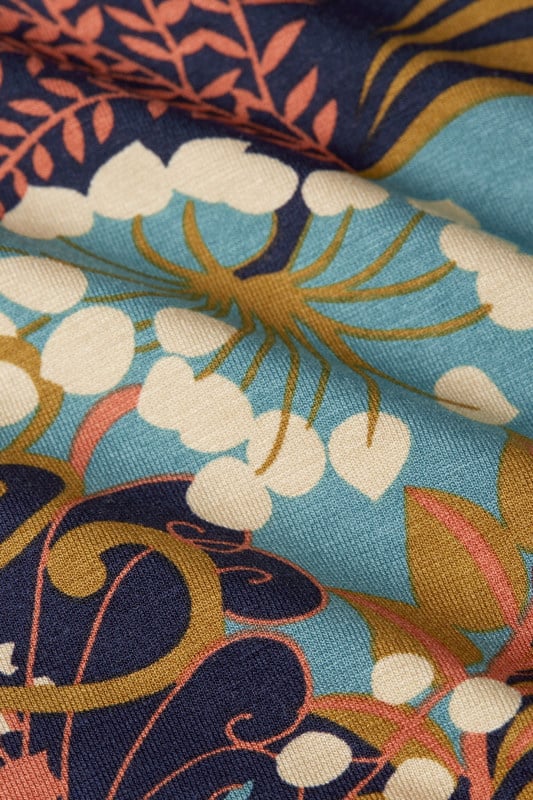 King Louie Border Skirt Nightingale - Blue