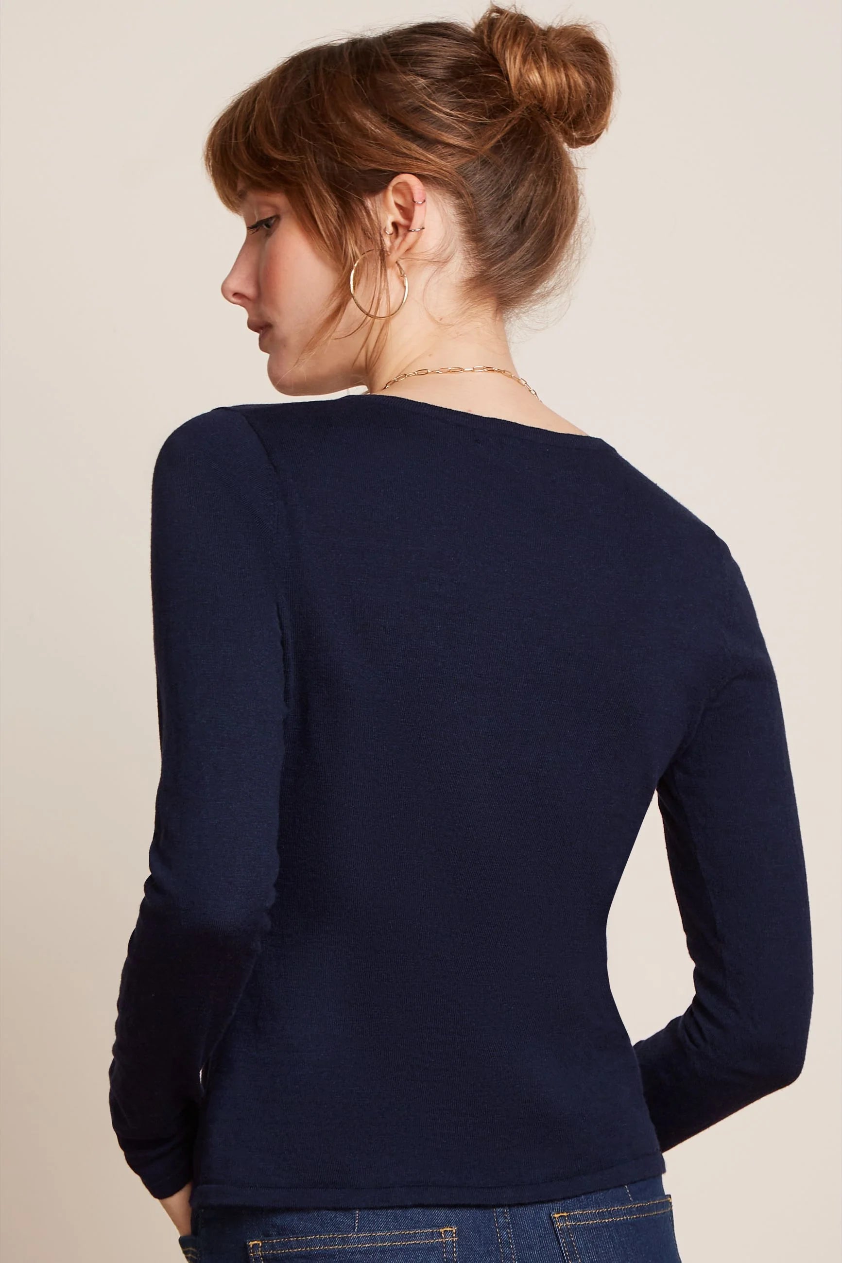 King Louie Round Neck Cardigan Cocoon - 2 Colours