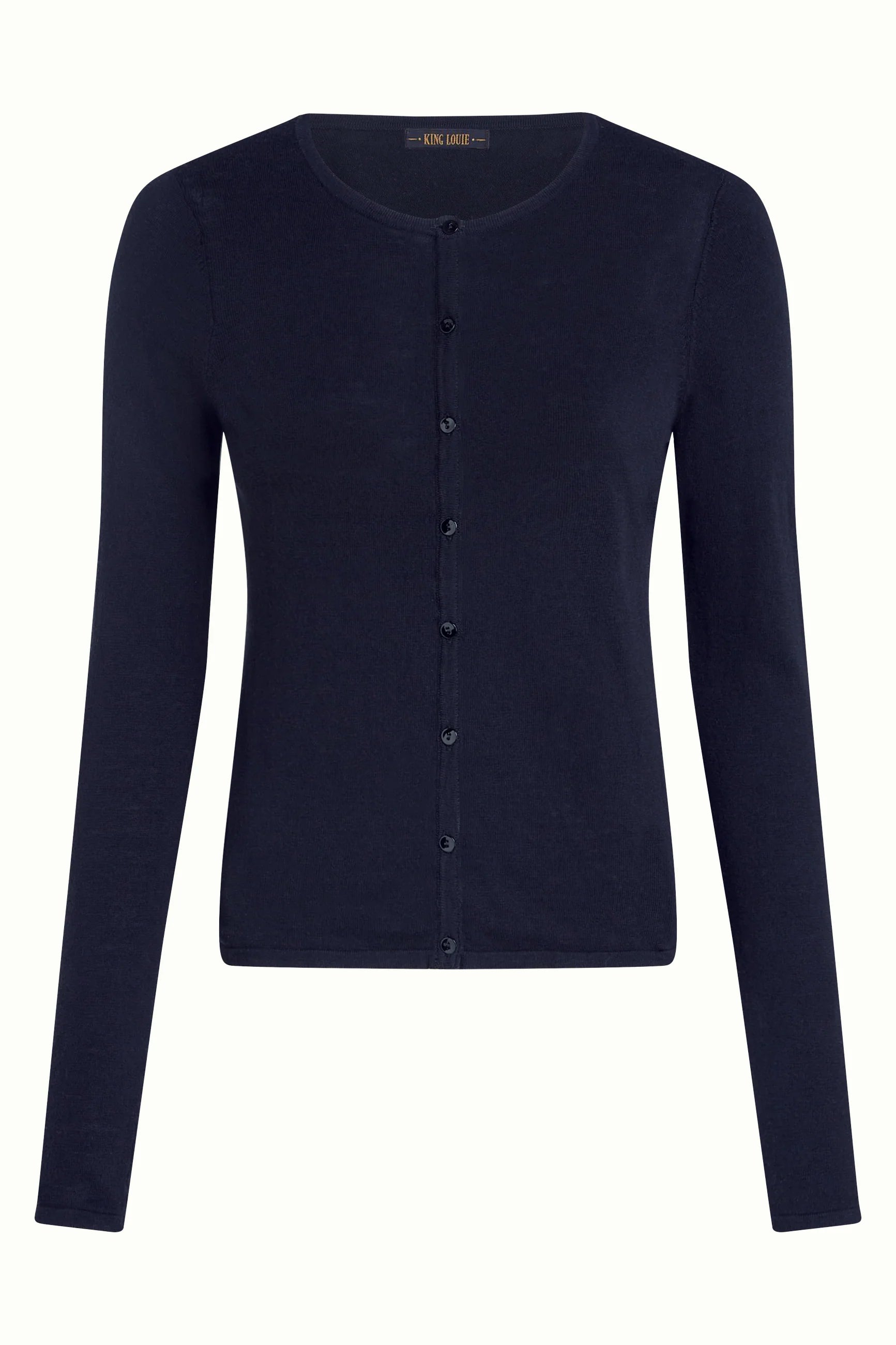 King Louie Round Neck Cardigan Cocoon - 2 Colours