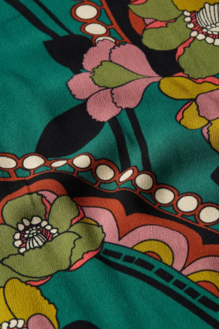 King Louie Sandy Dress Lovechild - Antique Green