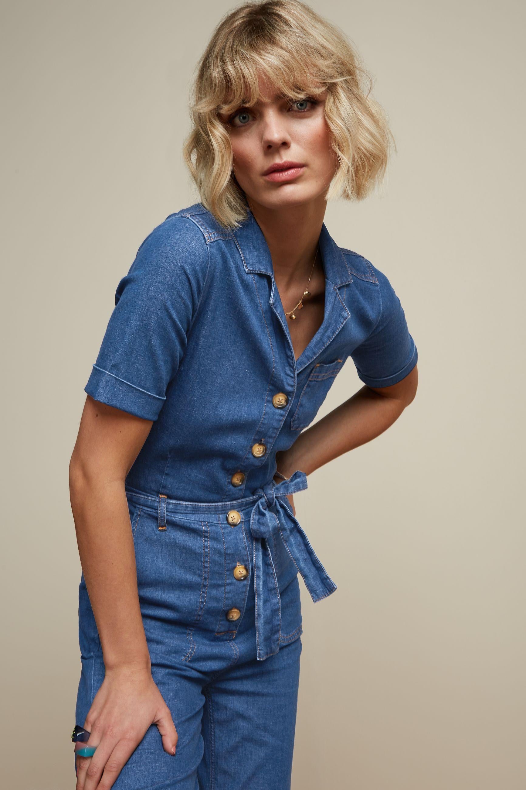 King Louie Gracie Jumpsuit - Chambray