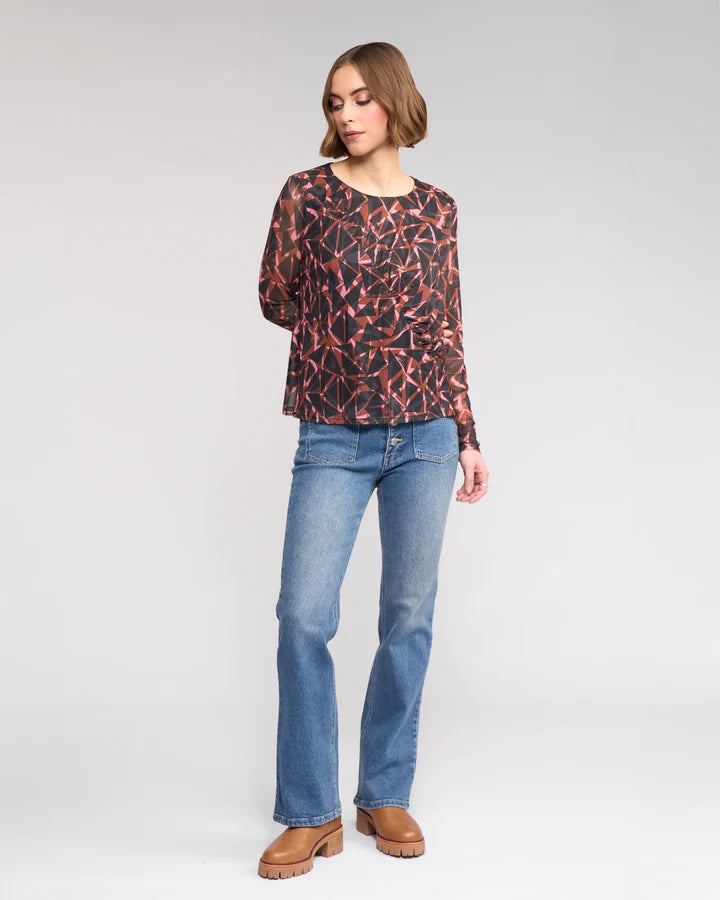 Knewe Label Apex Top - Dusk