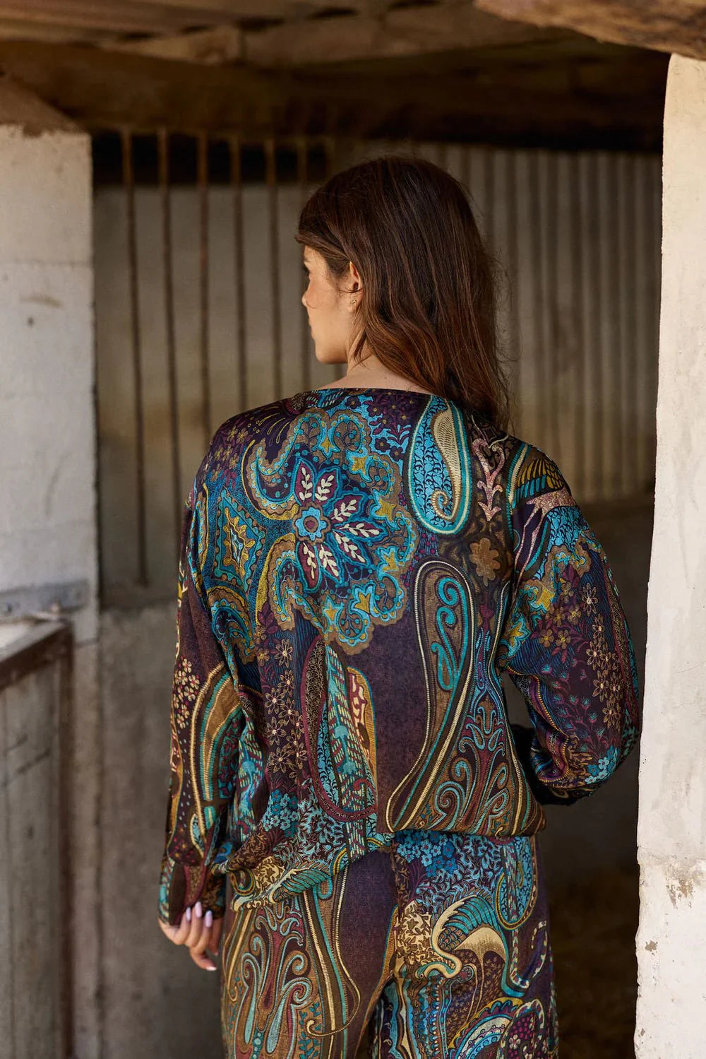 Lauren Vidal Silk Blouse - Multi