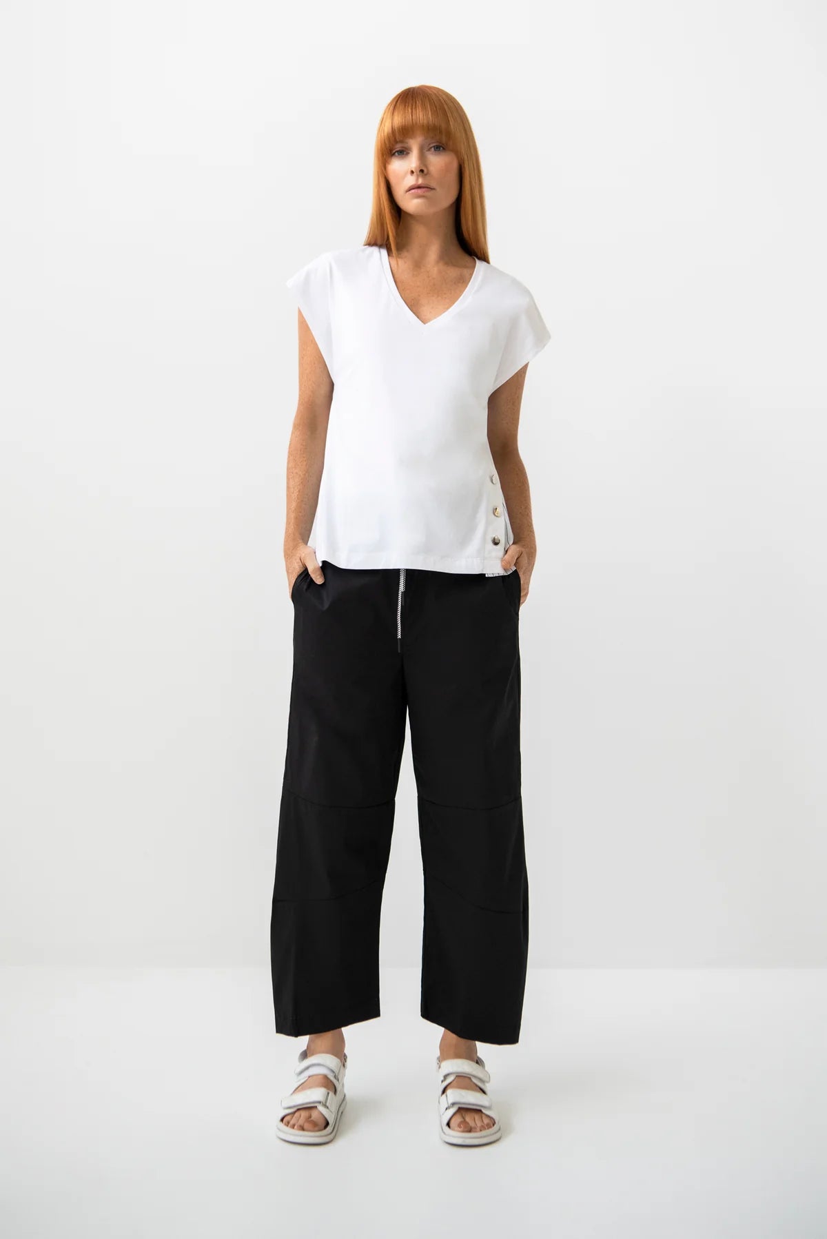 Lounge The Label Drawstring Waist Pant - Ardeche Black