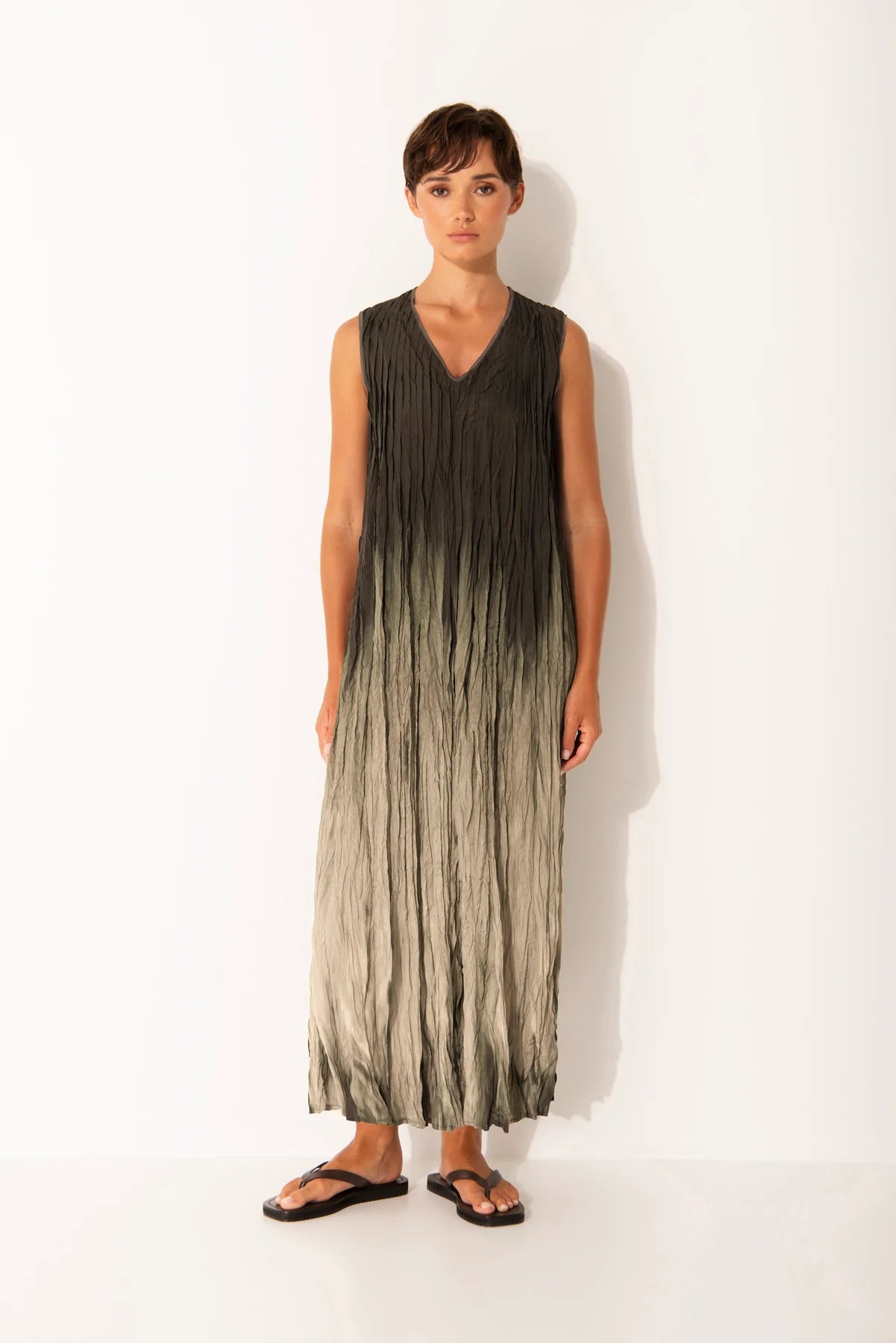 Lounge The Label Milos Dress - Earth