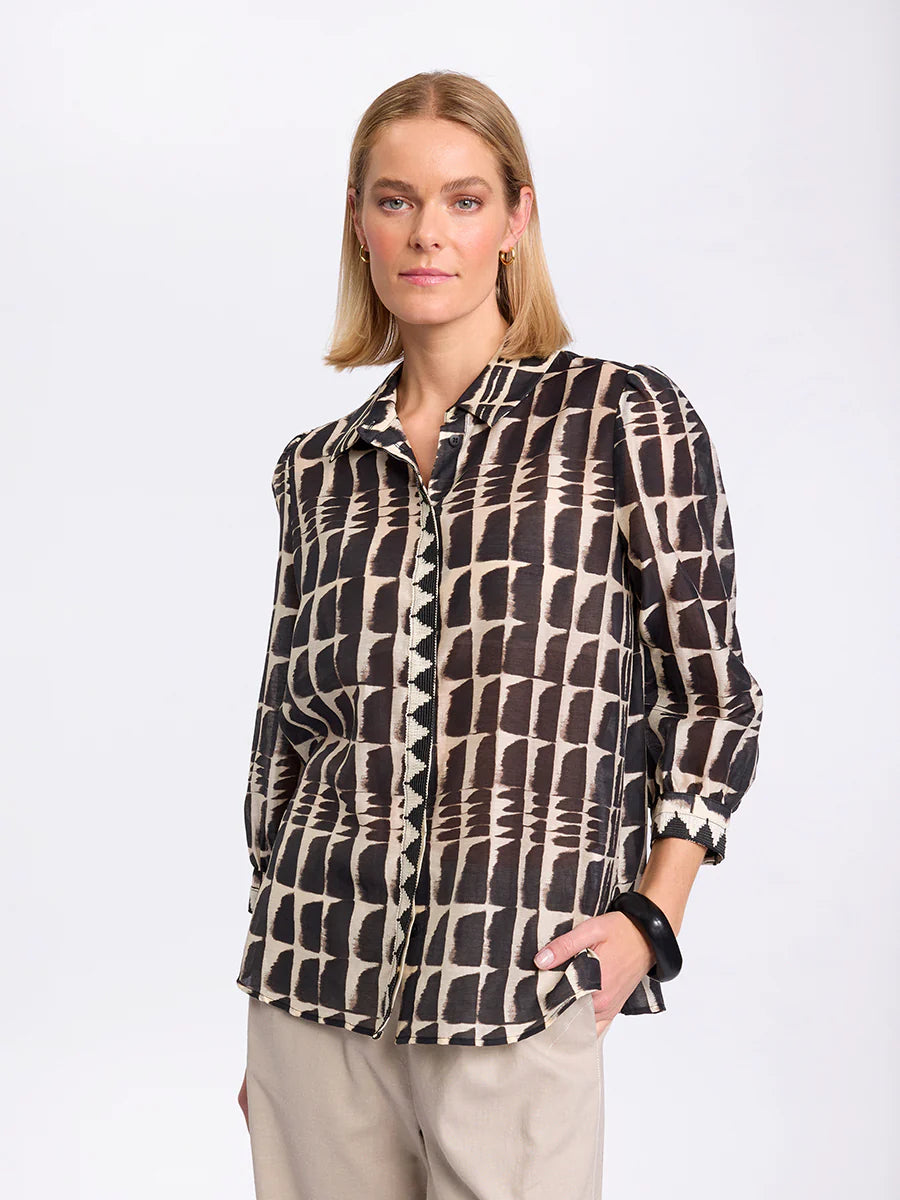 Moarco Polo Ikat Shirt - Print