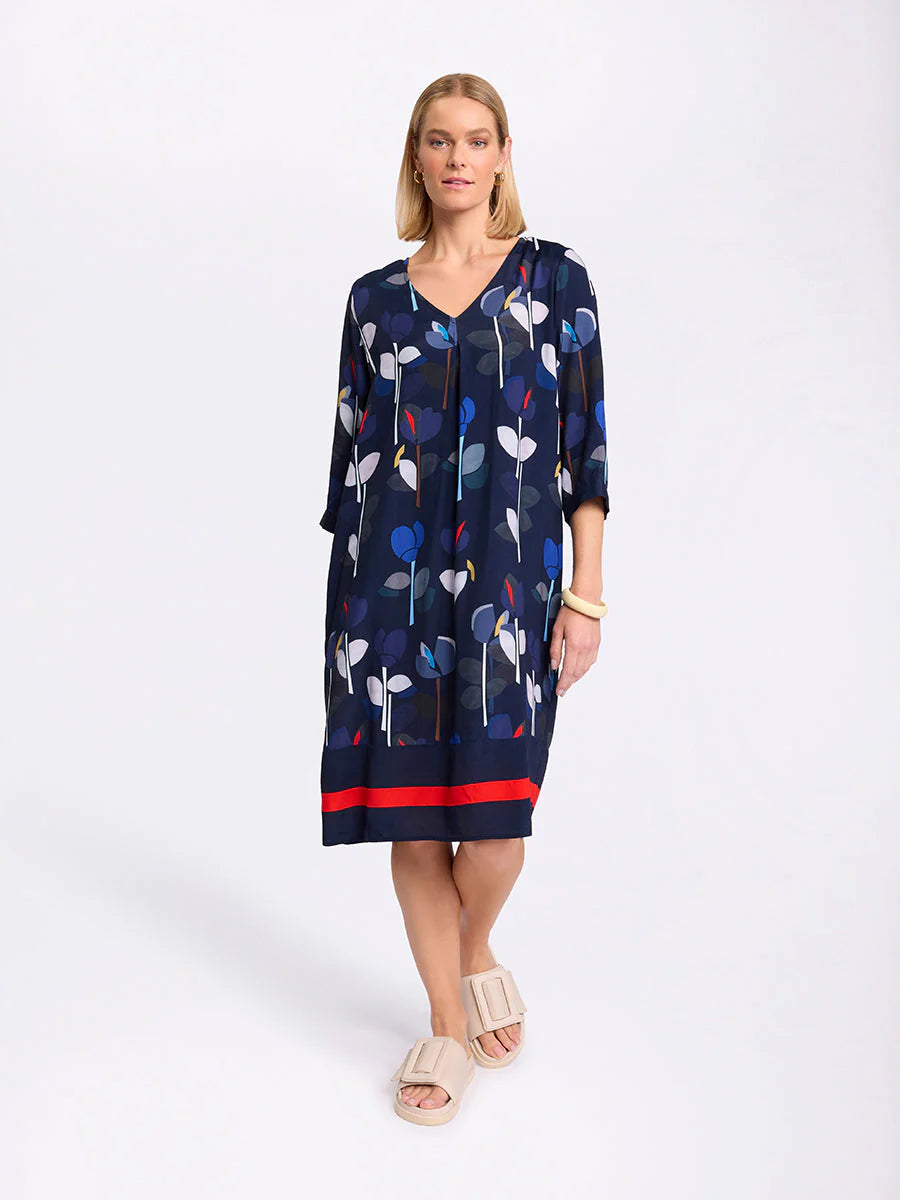 Marco Polo Dress - Sea Bloom