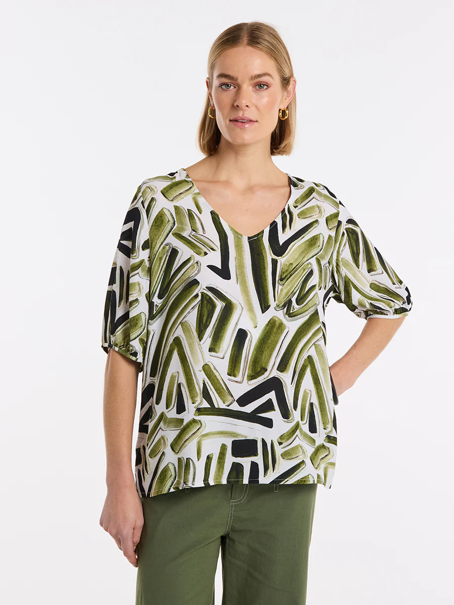 Marco Polo Native Nomad Top - Green