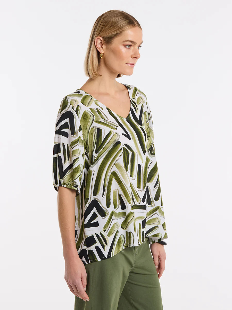 Marco Polo Native Nomad Top - Green
