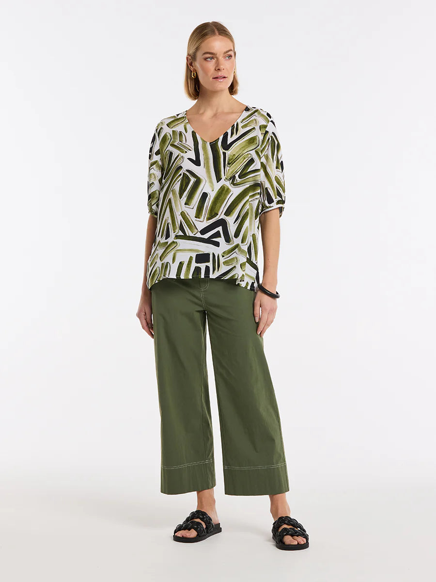 Marco Polo Native Nomad Top - Green