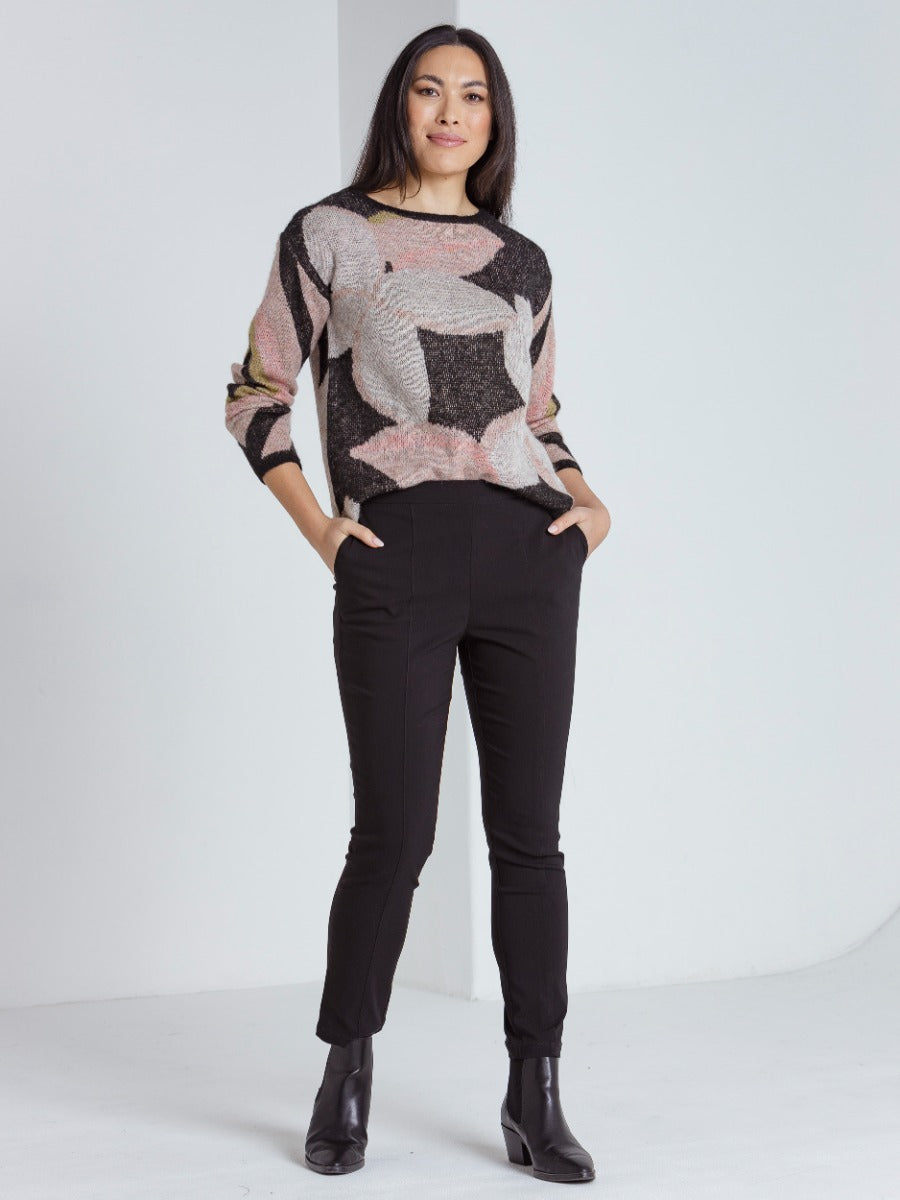 Marco Polo Falling Floral Sweater