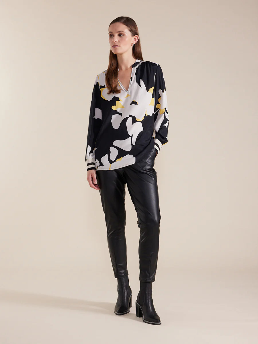 Marco Polo Shadow Floral Top - Print