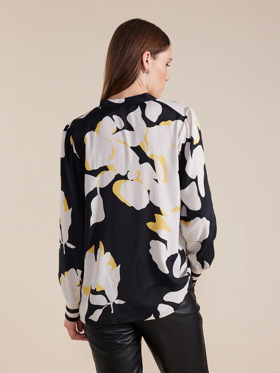 Marco Polo Shadow Floral Top - Print