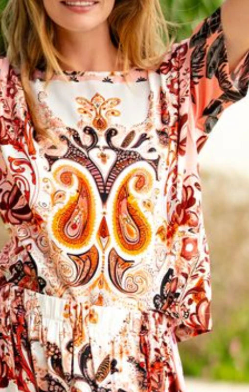 miss Goodlife T'shirt Blouse Boha Me Glamour - Print