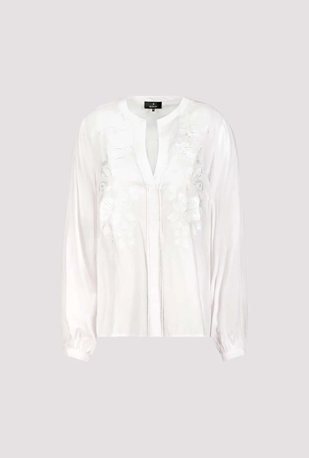 Monari Embroided Blouse - White