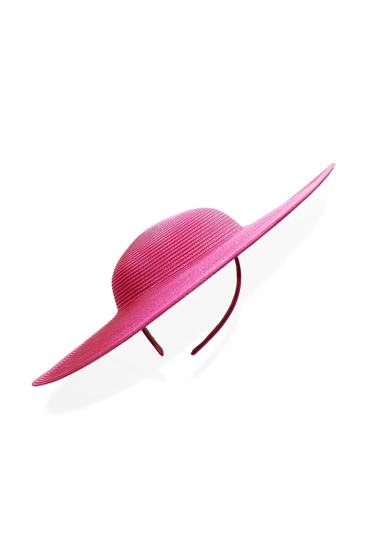 Morgan & Taylor Mona Plate Hat - Hot Pink