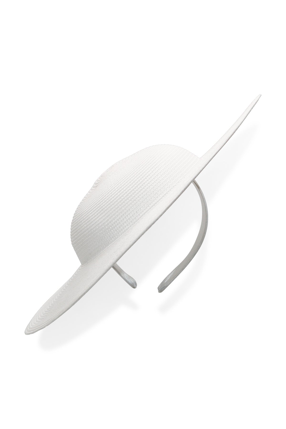 Morgan & Taylor Mini Mona Plate Hat - White