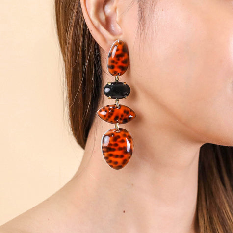 Nature Bijoux Dangle Earings - Tigris