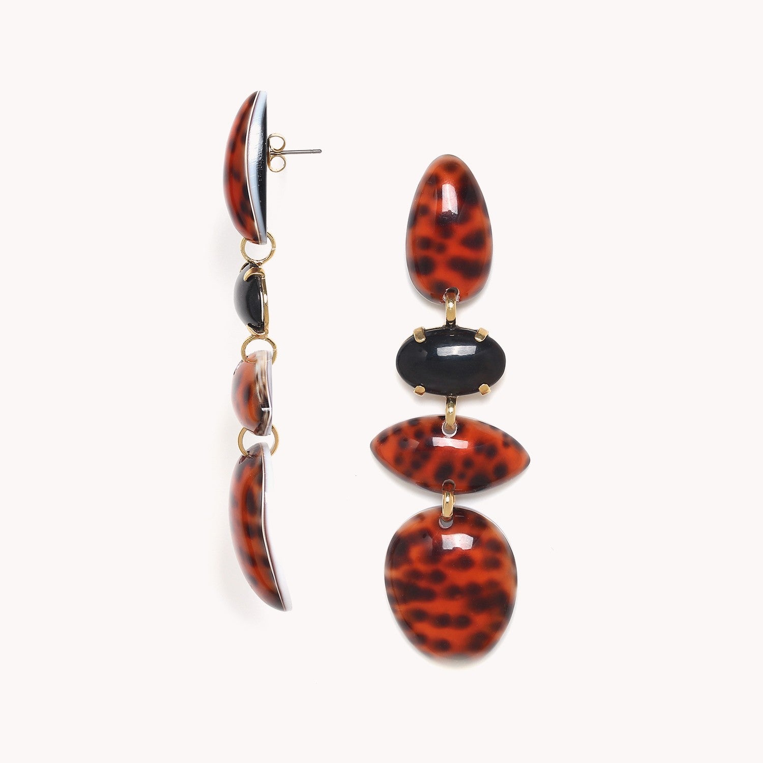 Nature Bijoux Dangle Earings - Tigris