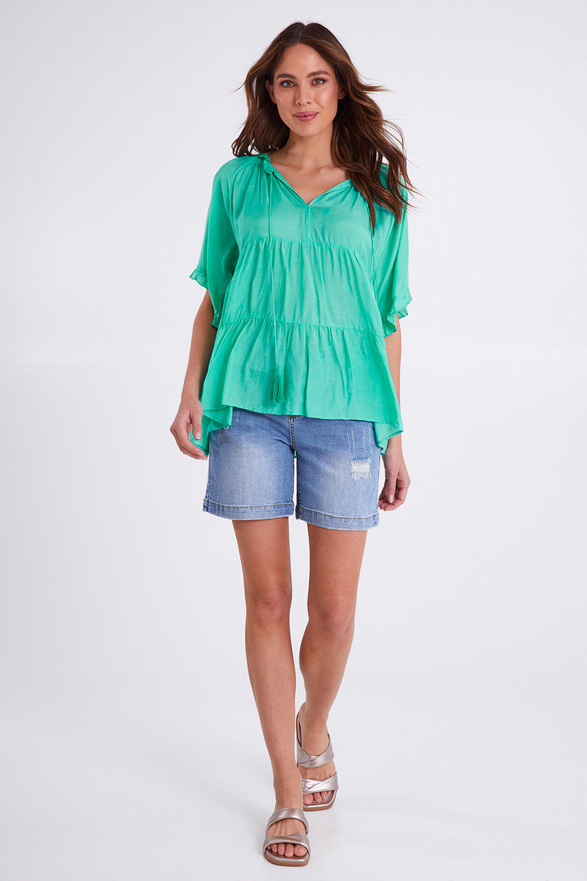Naudic Matilda Top - Available in Hot Pink and Emerald