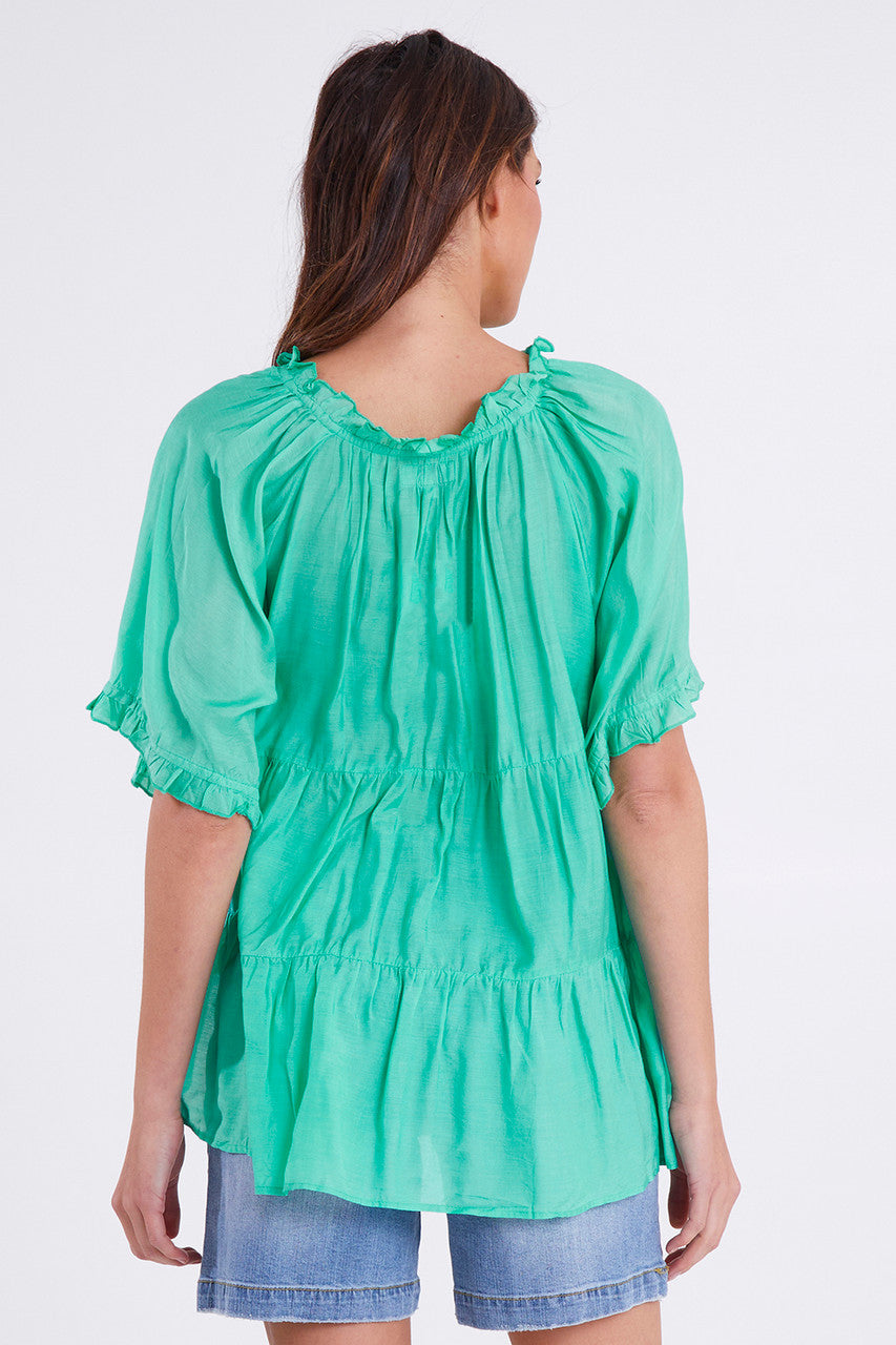 Naudic Matilda Top - Available in Hot Pink and Emerald