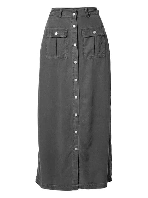 Nu Denmark Rasmine Skirt - Grey Wash
