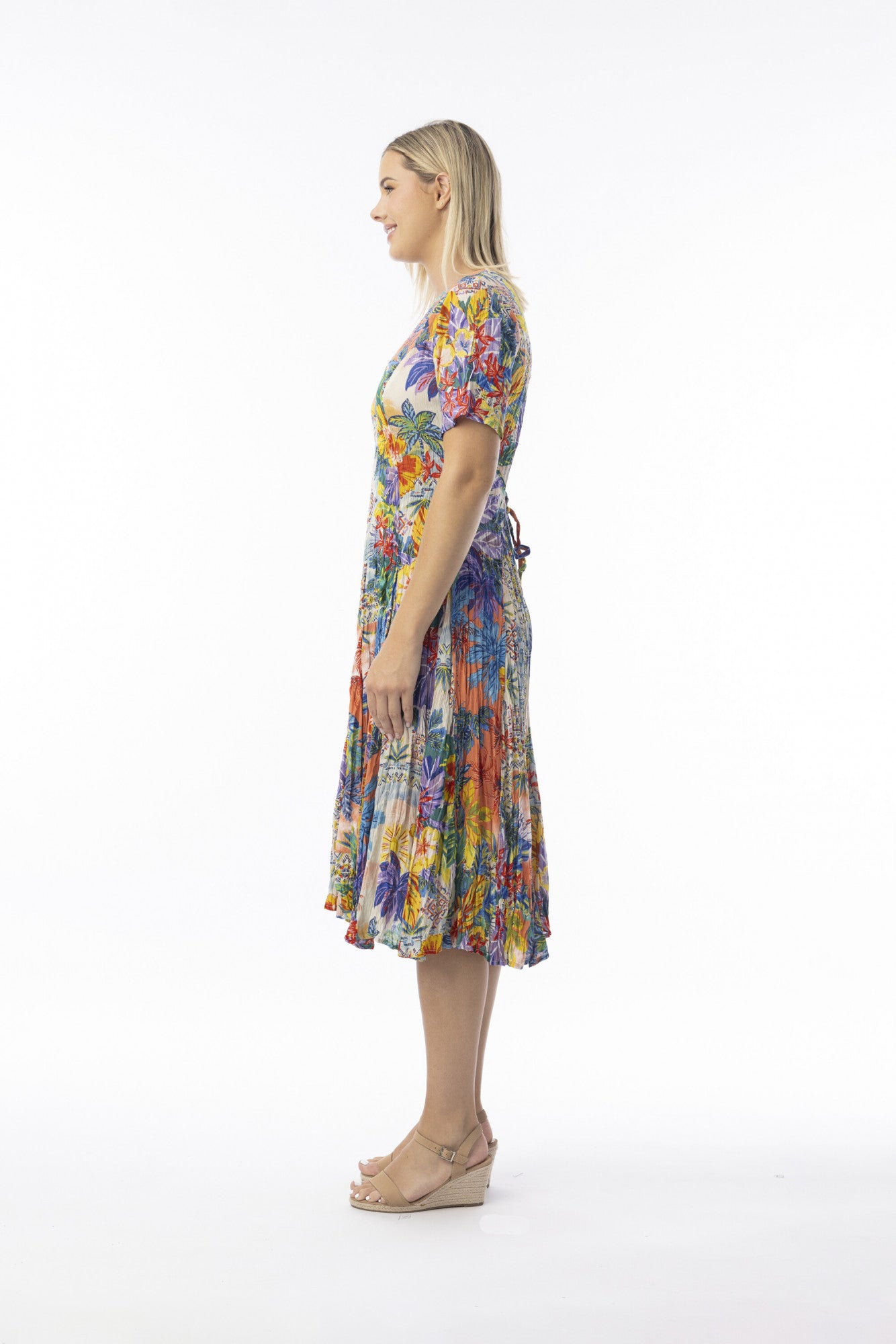 Orientique Aruba Dress Godet - Print