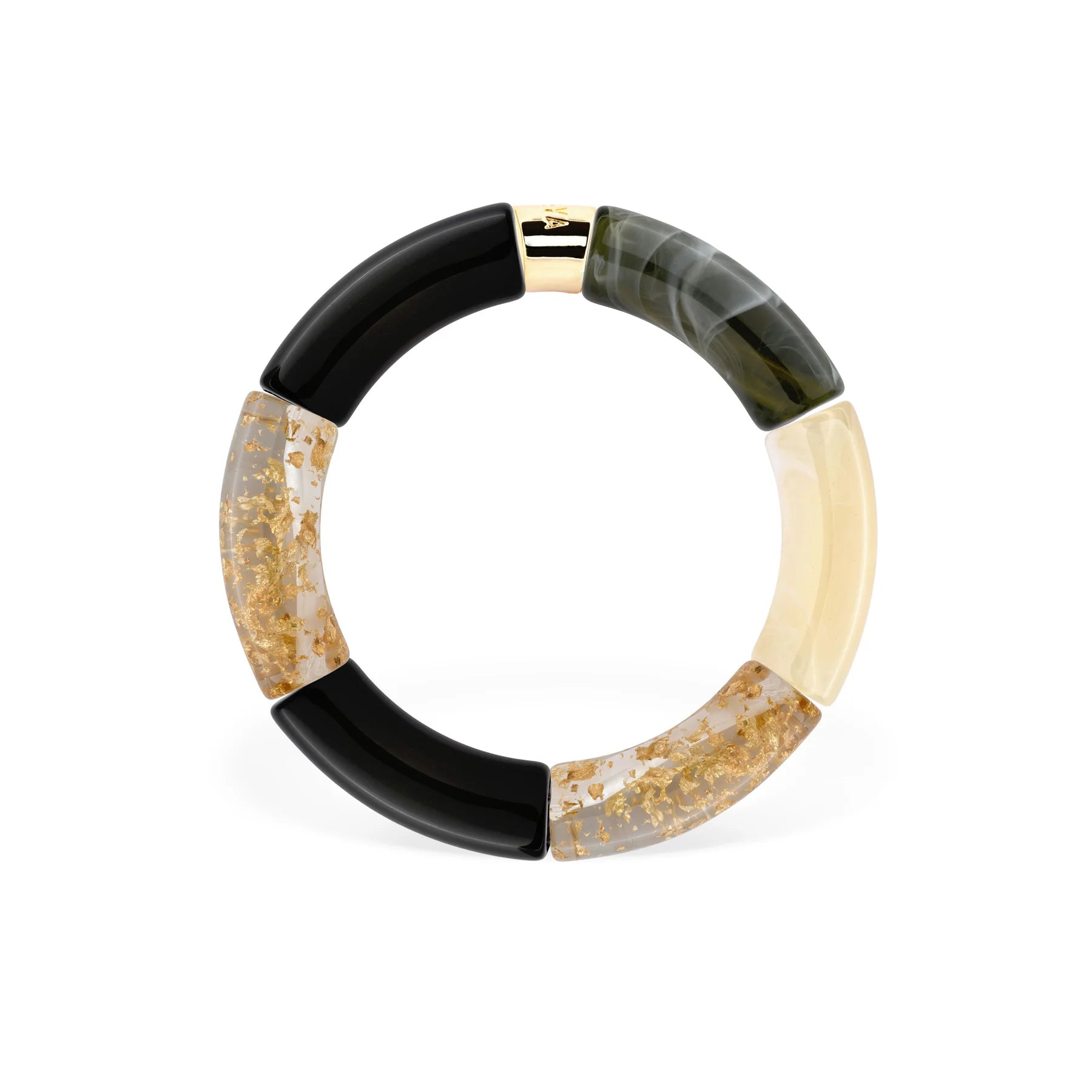 Parabaya Pipoca Bangle - Black Night