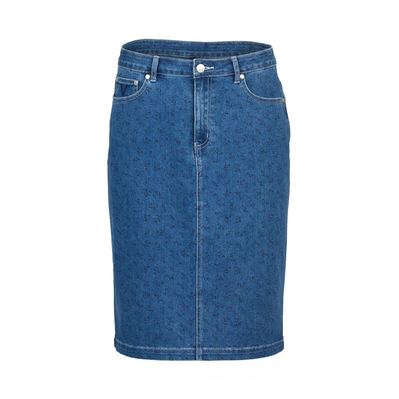 Vasssalli Denim Skirt - Kansas