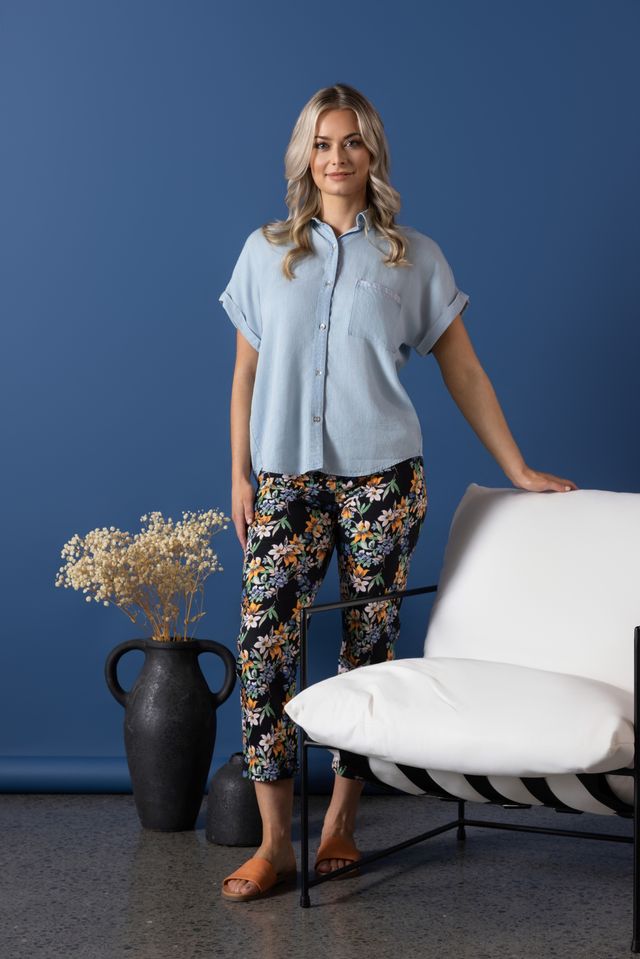 Vassalli Tencel Shirt - Chambray