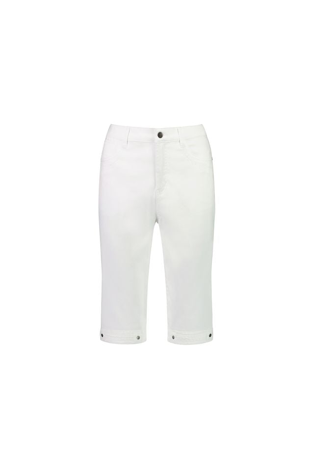 Vassalli Straight leg Shorts - White