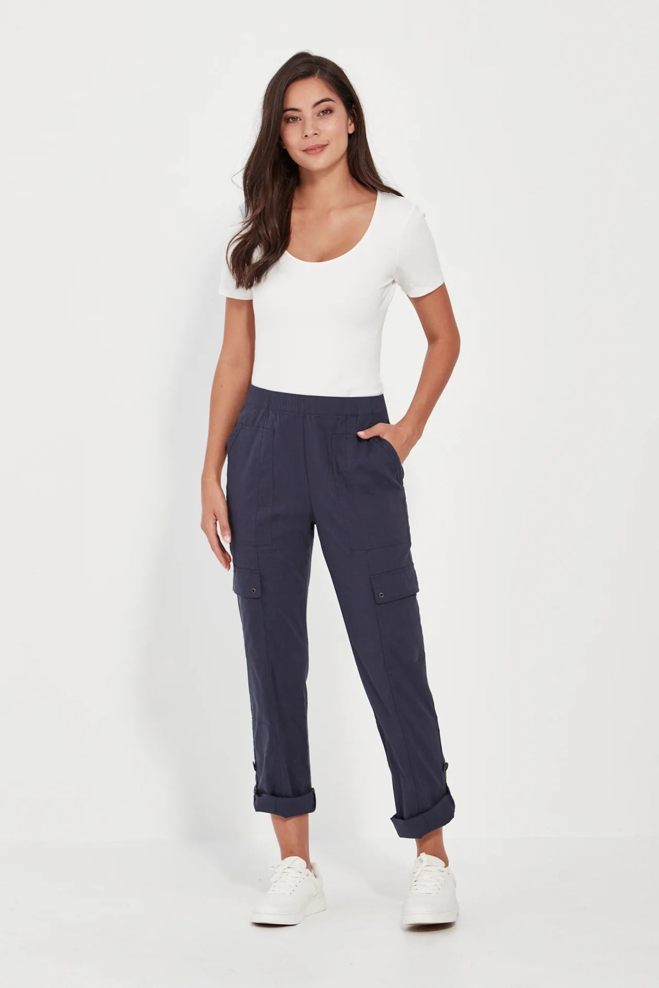 Verge Acrobat Cargo Pant - Denim Marle
