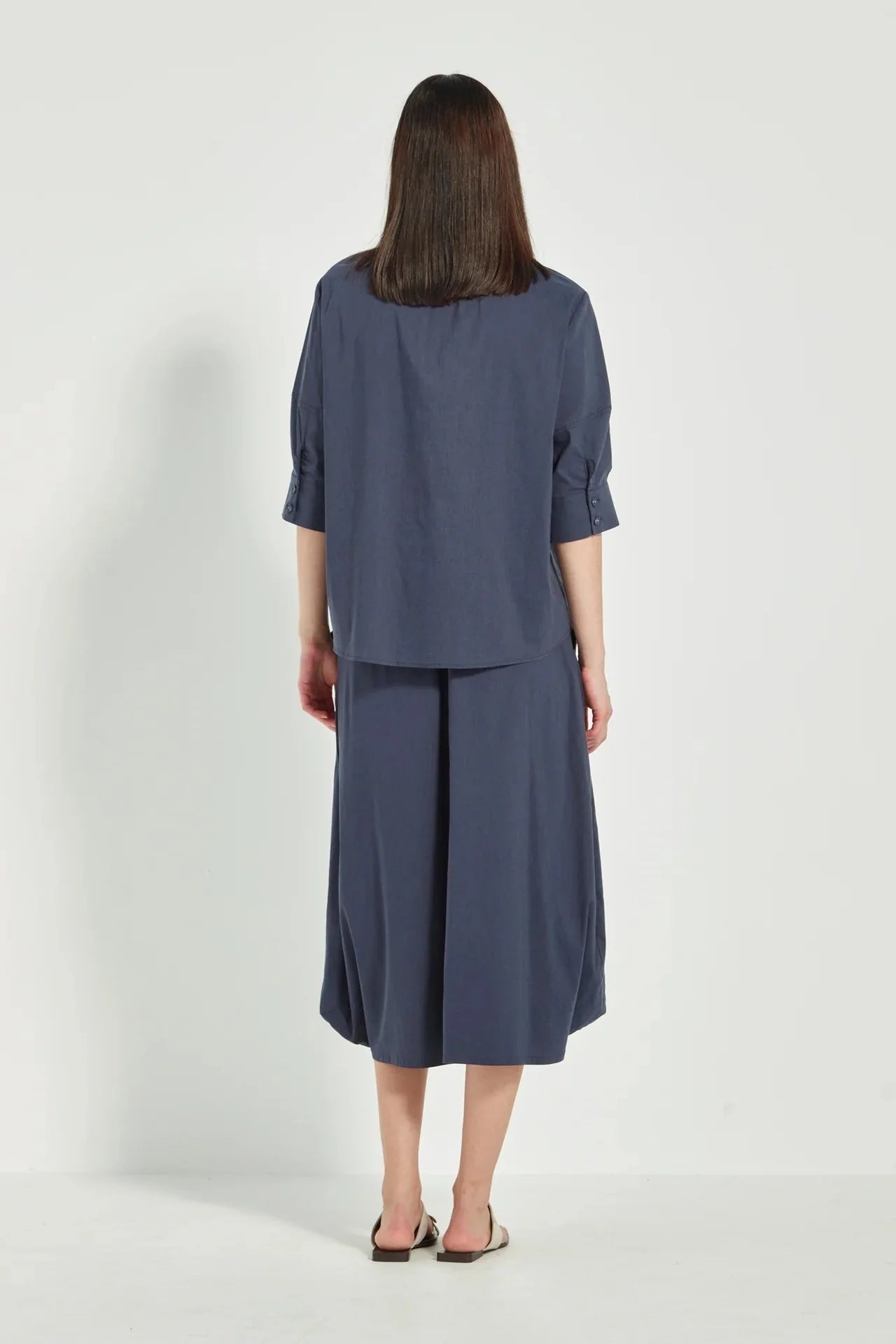 Verge Acrobat Nori Top - Denim Marle