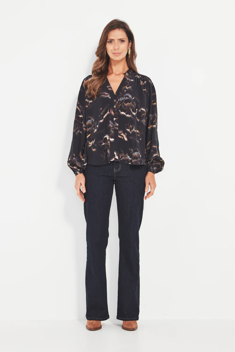 Verge Dusk Blouse - Print