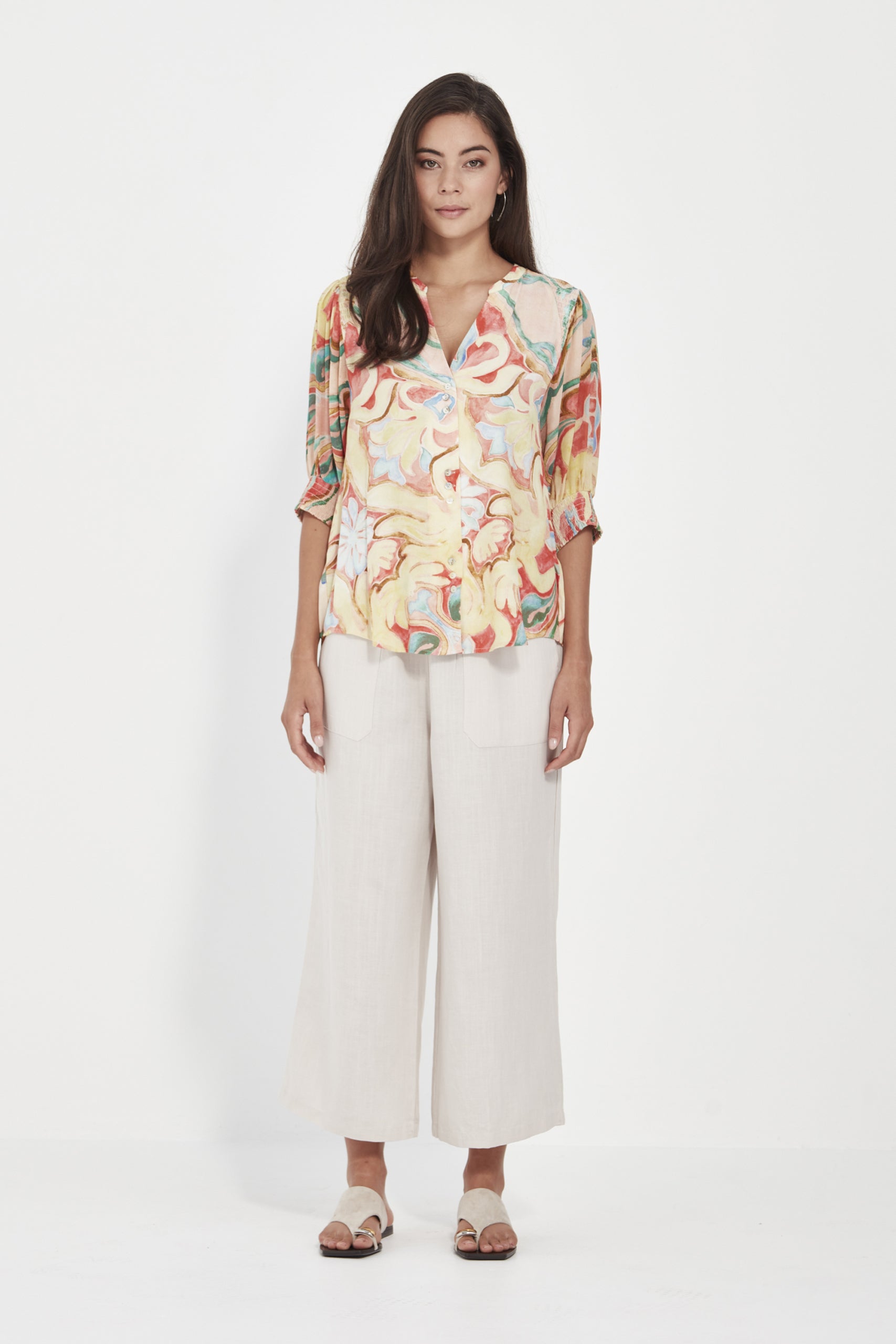 Verge Rosalie Blouse - Print