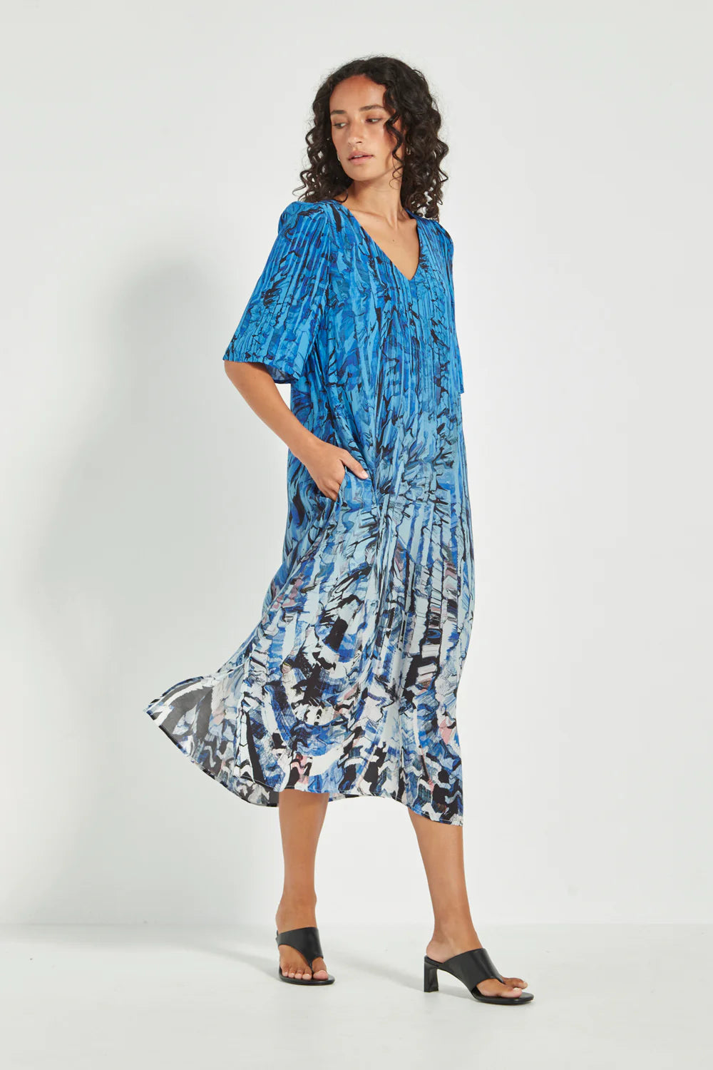 Verge Skyline Dress - Print