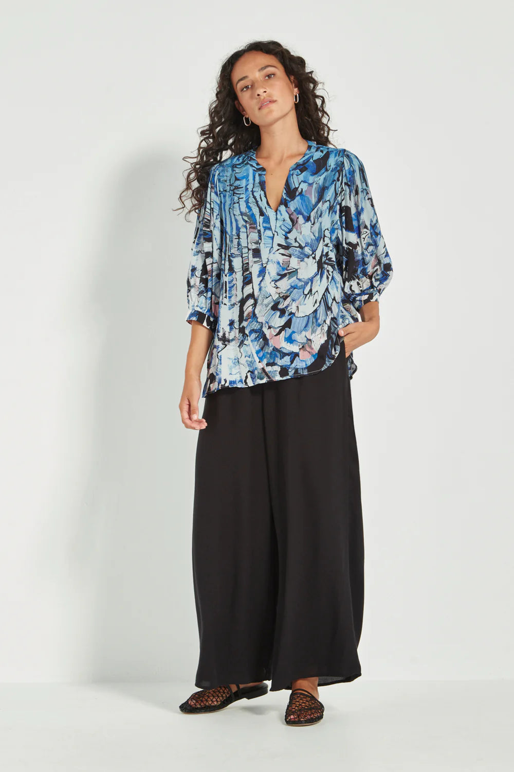 Verge Skyline Top - Print