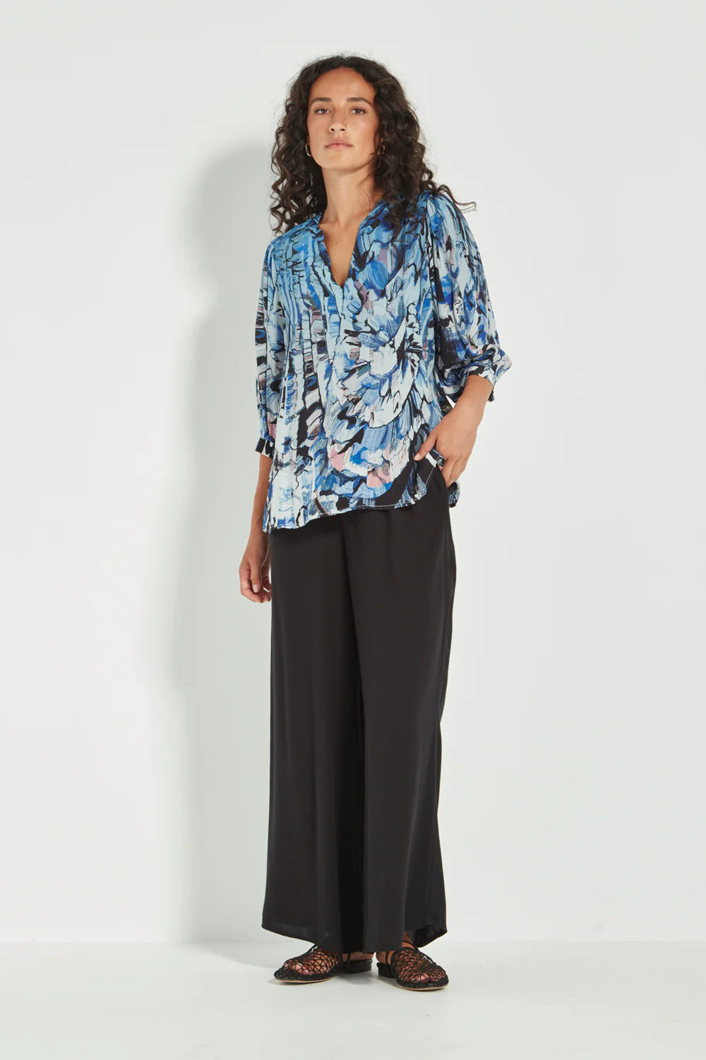 Verge Skyline Top - Print