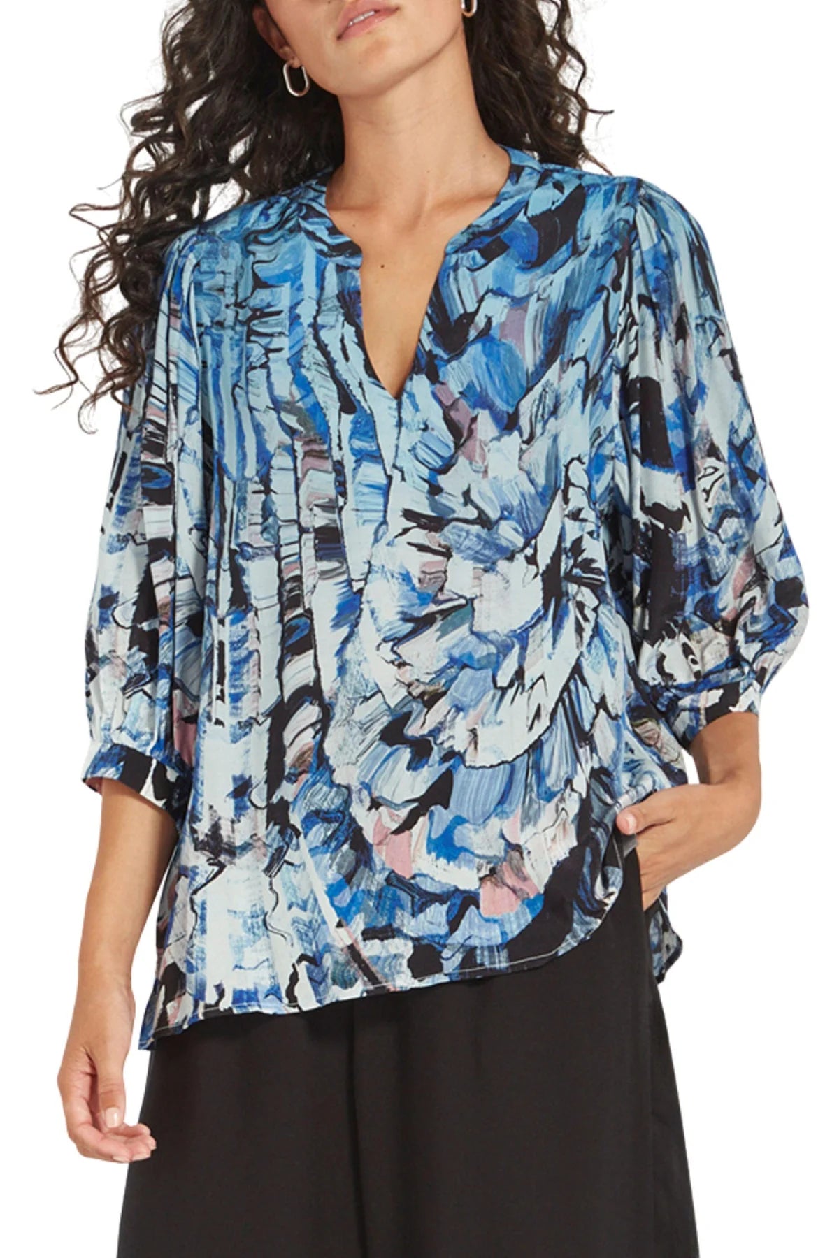 Verge Skyline Top - Print