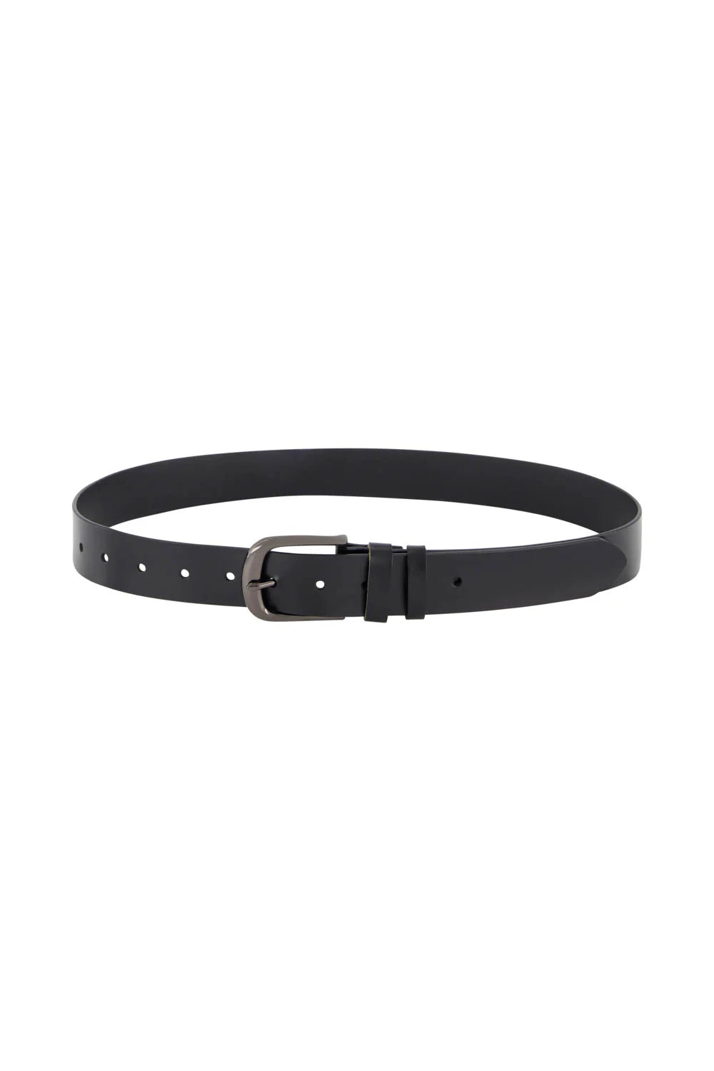 Verge Soho Leather Belt - Black