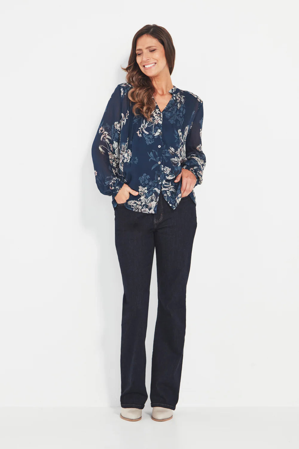 Verge Zen Blouse - Print