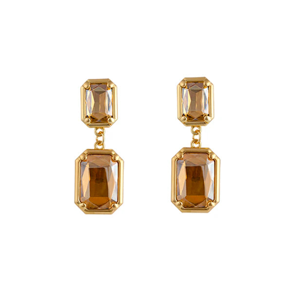 Zahar Florian Earings - Champagne